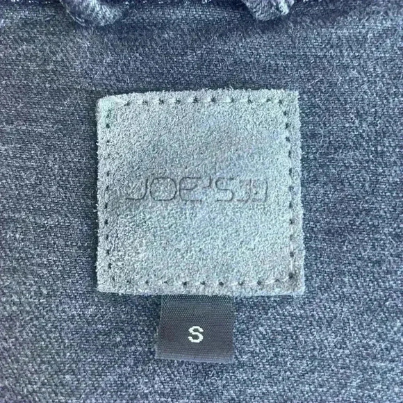 Joe’s Unisex denim gray/black button down jacket sz small in excellent condition - Picture 5 of 8
